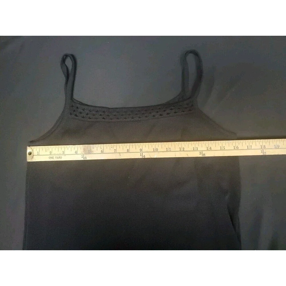 St. John Collection Santana Black Knit Sweater (Size 2) Tank (Size P) Set
